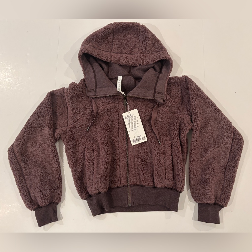 Lululemon Purple Short Sweet Sherpa Jacket Size M